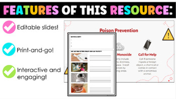 Home Safety Health Lesson for Middle & High School Teens