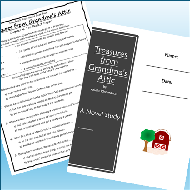 Treasures from Grandma's Attic Novel Study