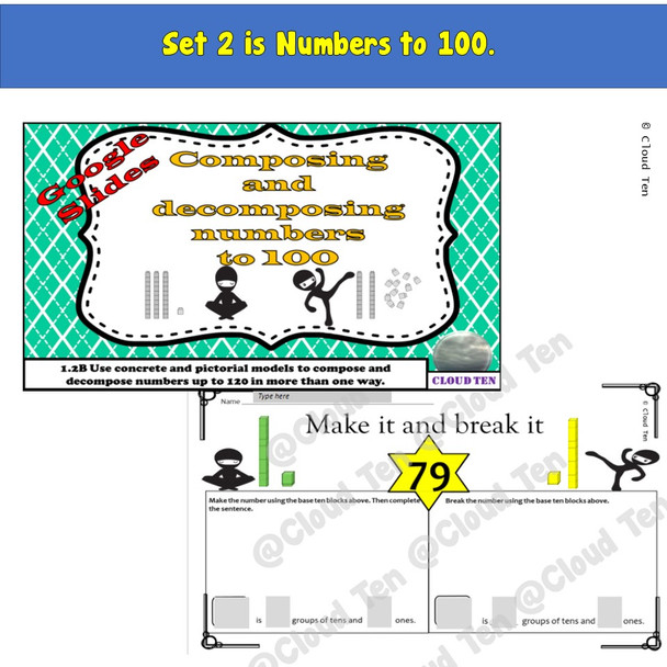 Composing and Decomposing Numbers in Google Slides™