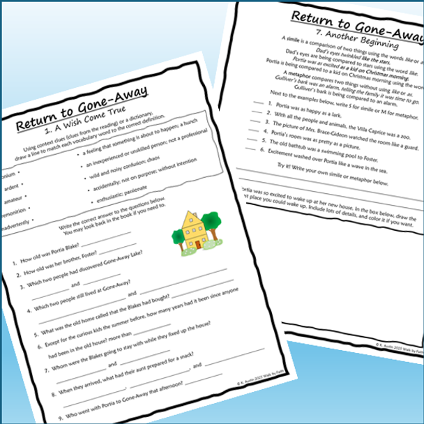 Return to Gone-Away Novel Study