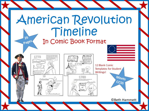 American Revolution Timeline (in Comic Book Format)