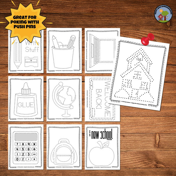  Poke Art Pictures - Back to School designs