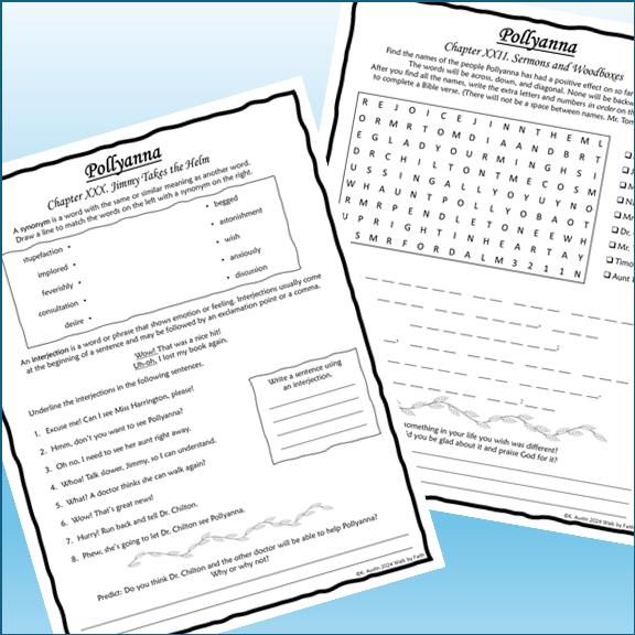 Pollyanna Novel Study