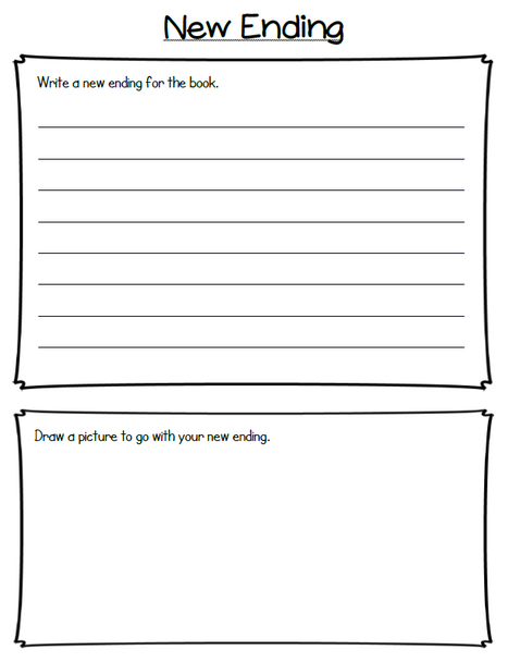 Fiction Book Report Packet