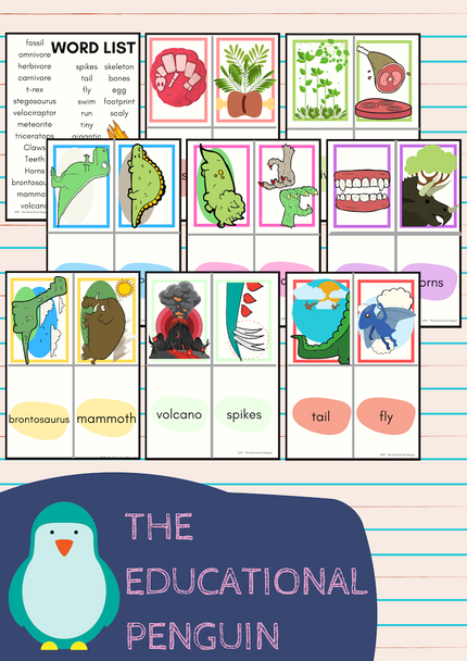 Flashcards: Dinosaurs