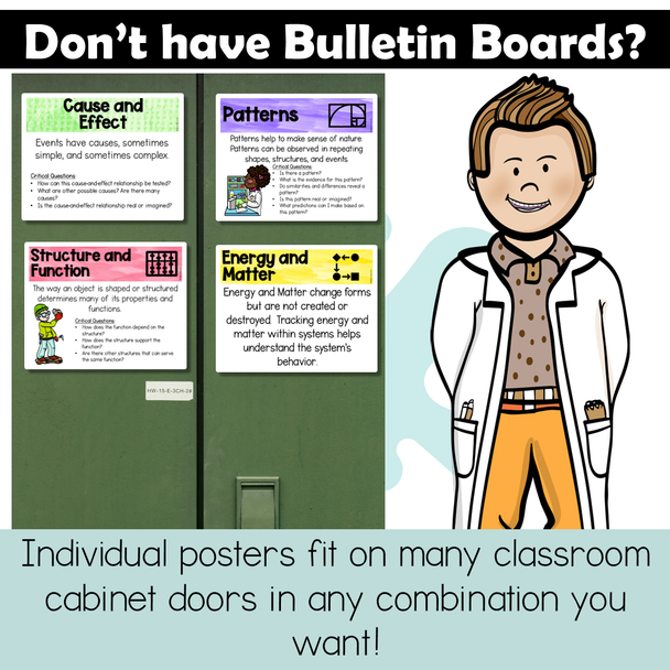 NGSS CCC Crosscutting Concept Bulletin Board Classroom Classroom Decoration