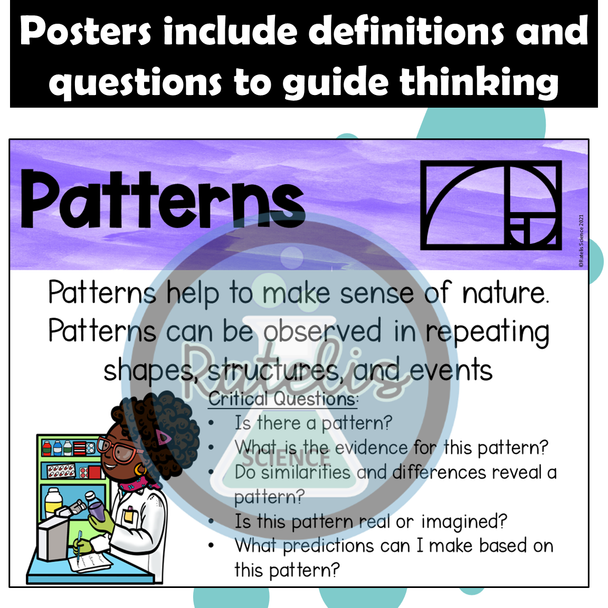 NGSS CCC Crosscutting Concept Bulletin Board Classroom Classroom Decoration
