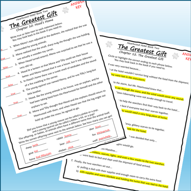 Heartwood Hotel Novel Studies Bundle