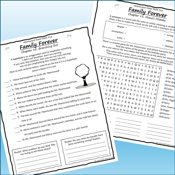 Heartwood Hotel Novel Study Bundle