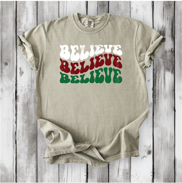 Believe - Christmas Spirit - Comfort Colors