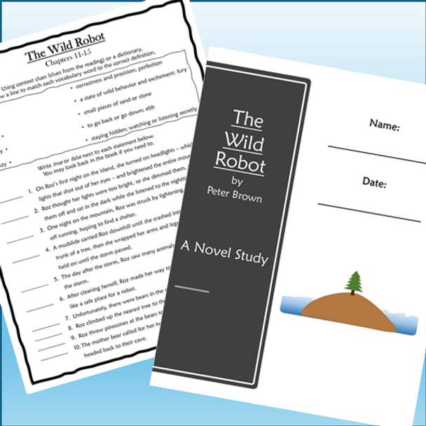 Wild Robot Novel Studies Bundle