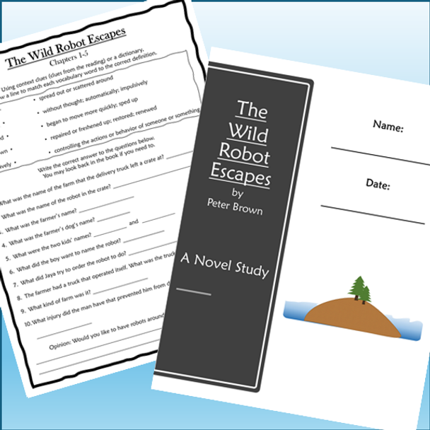 Wild Robot Novel Studies Bundle