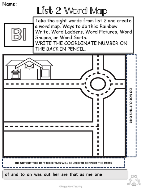 Sight Word Search Puzzles & Word Maps