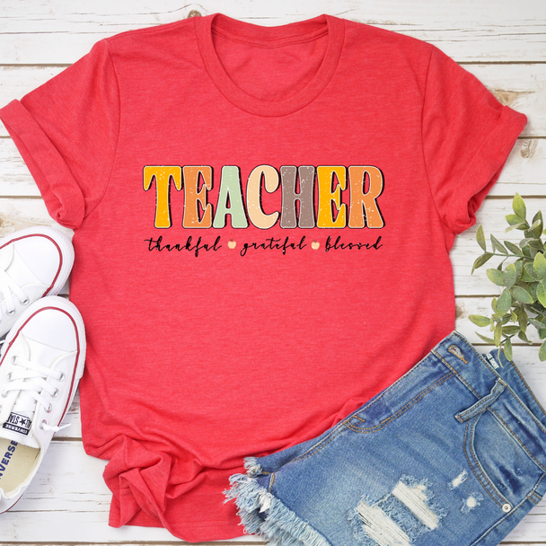Pastel, Thankful, Grateful, Blessed T-Shirt
