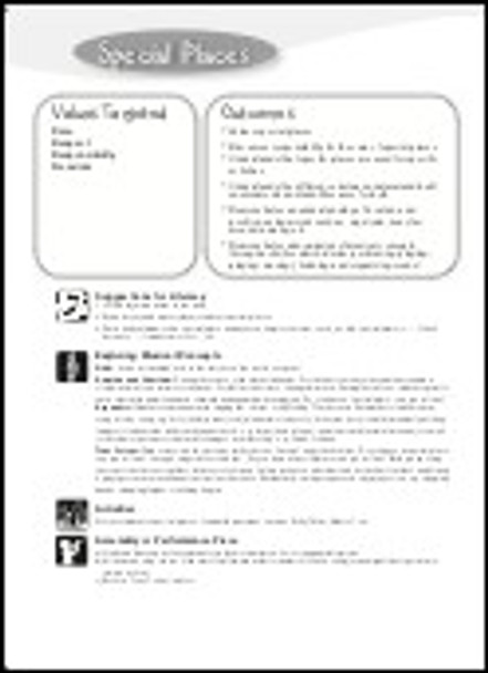 'SPECIAL PLACES' (Pre-K - 3) ~ Curriculum Song & Lesson Materials