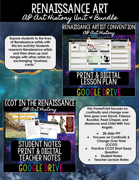 AP Art History Unit 4 Bundle: Renaissance & Baroque Art