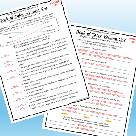 Book of Tales: Volume One Novel Study