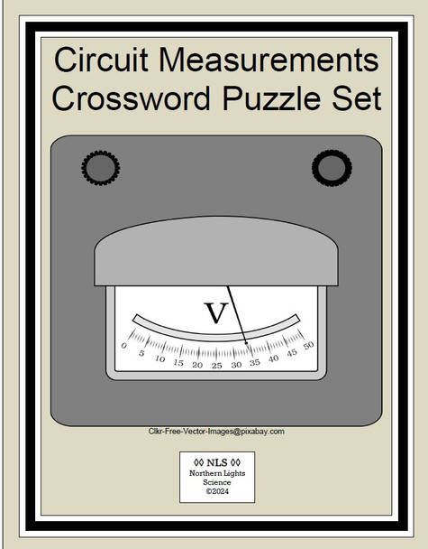 Circuit Measurements Crossword Puzzle Set