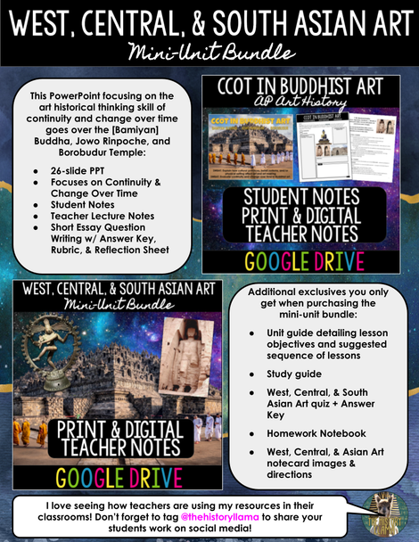 West, Central, & South Asian Art Mini-Unit Bundle - AP Art History