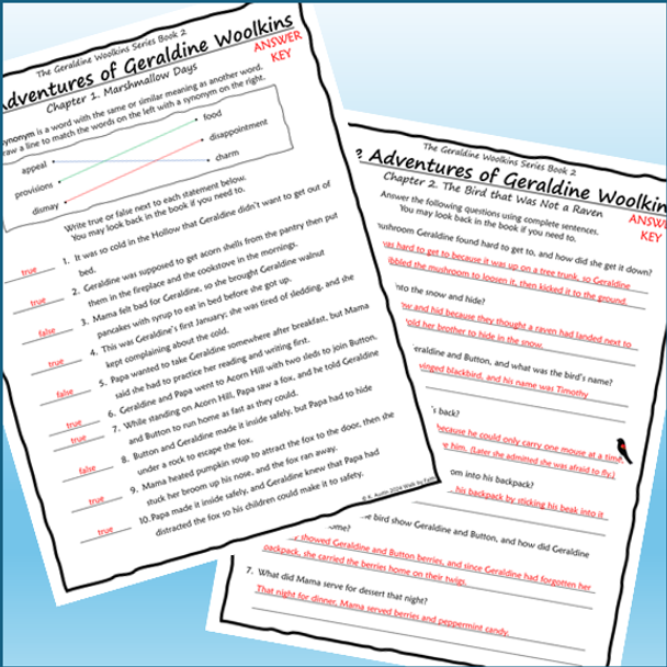 Geraldine Woolkins Novel Studies Bundle