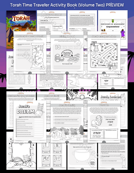 Torah Time Traveler Activity Book: Volume Two (Genesis 24-41)
