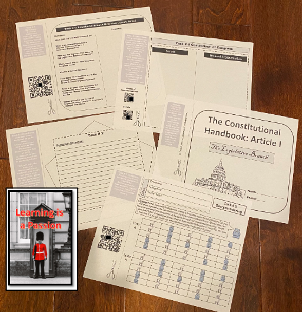 U.S. Government | The Legislative Branch | Student Handbook Activity 