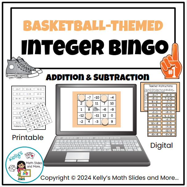 7th Grade Basketball Math Bundle - 15 Lessons/Games