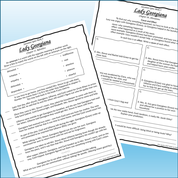 Lady Georgiana Novel Study