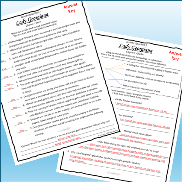 Lady Georgiana Novel Study