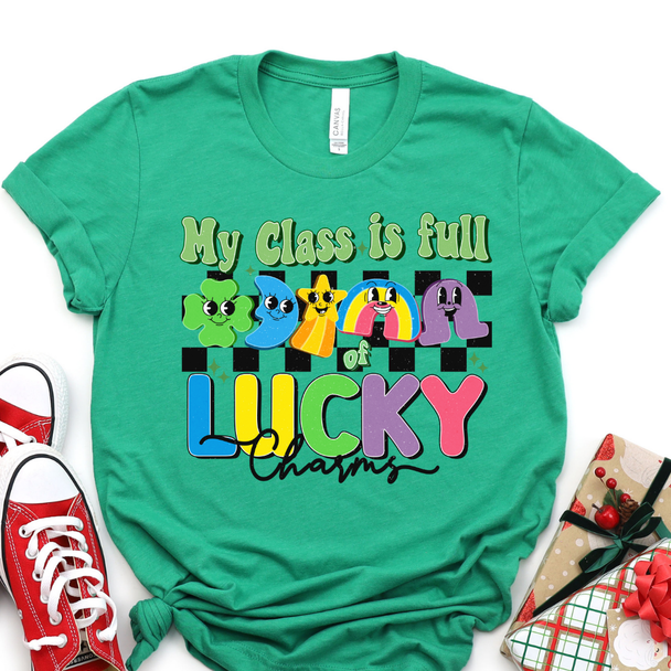 My Class is Full of Lucky Charms - Rainbow Charms - St. Patrick's Day T-shirt