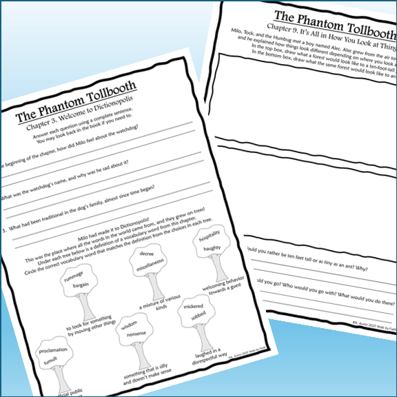 The Phantom Tollbooth Novel Study