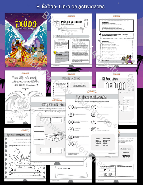 El Éxodo: Libro de actividades