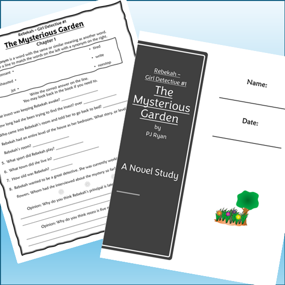 The Mysterious Garden Novel Study (Rebekah - Girl Detective #1)