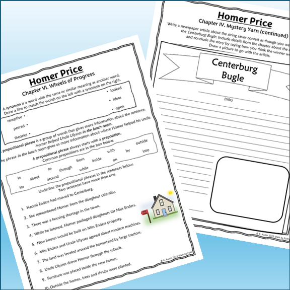 Homer Price Novel Study