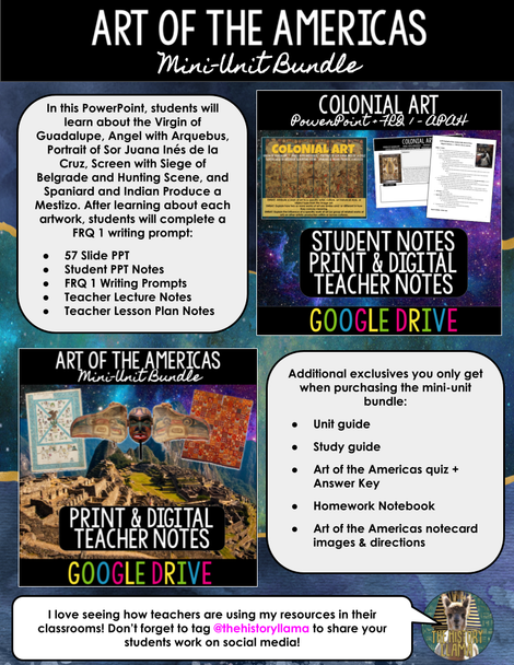 Art of the Americas Mini-Unit Bundle
