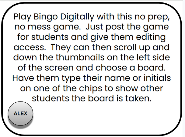 Geometry Bingo - Digital and Printable - Easter-Themed