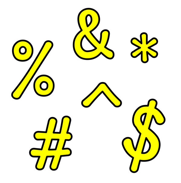 Printable Bright Yellow Color Bulletin Board Letters, Large Alphabet Letters