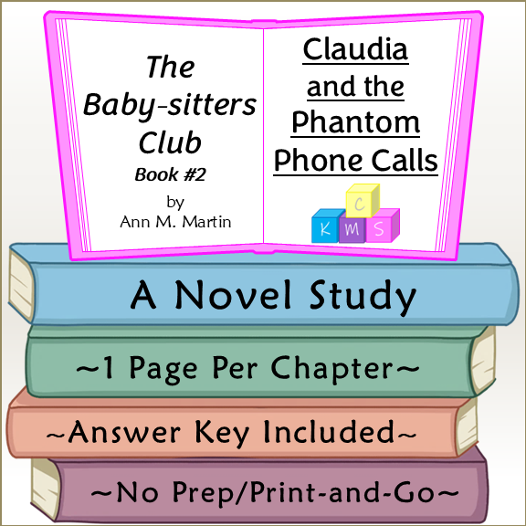 The Babysitters Club Claudia and the Phantom Phone Calls Novel Study