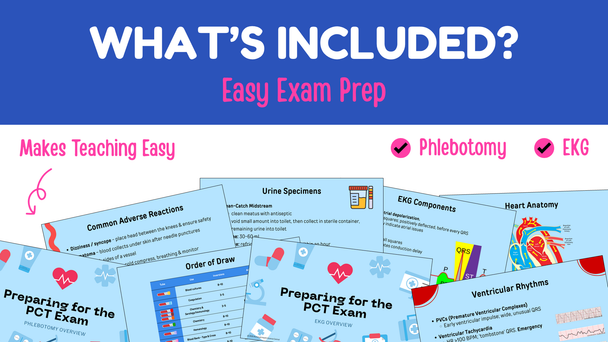 Patient Care Technician (PCT) Exam Prep Study Bundle | All-in-One Success Kit