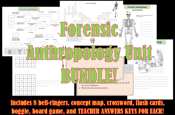 Forensic Anthropology Unit Bundle