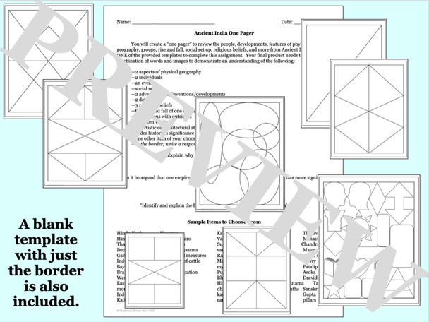 Ancient India PowerPoint and Activities Bundle