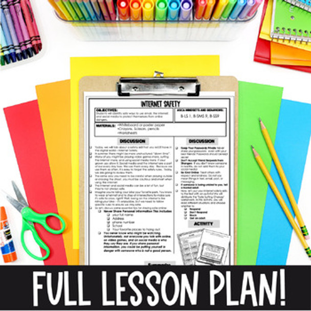 Internet Gaming and Social Media Safety Resources Lesson and Activities