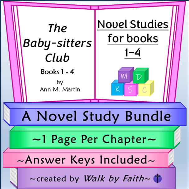 The Babysitters Club Novel Study Bundle