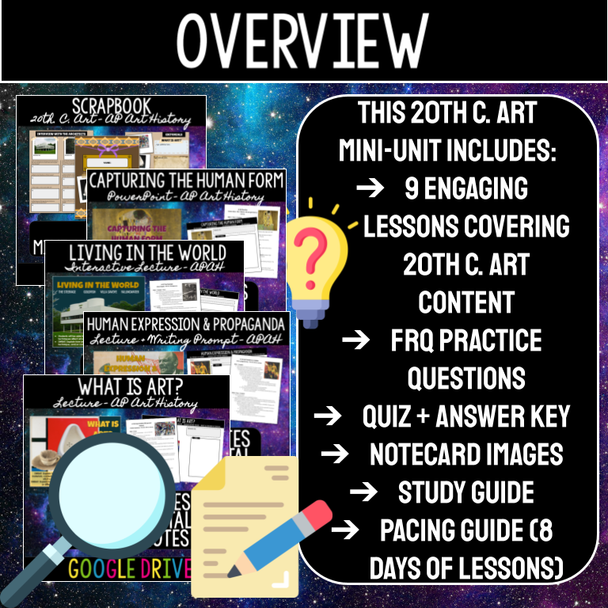 20th C. Art Mini-Unit Bundle - AP Art History