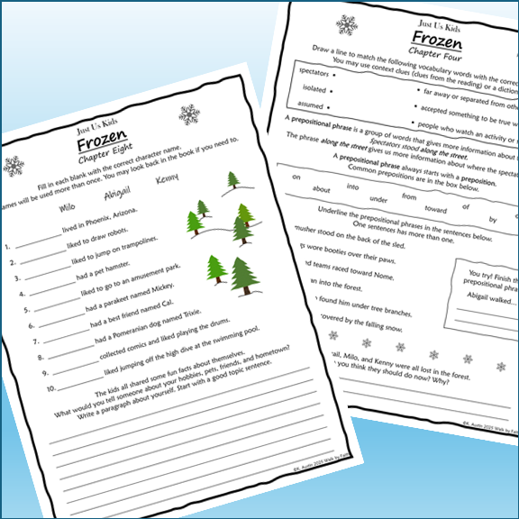 Frozen Novel Study (Just Us Kids Series)