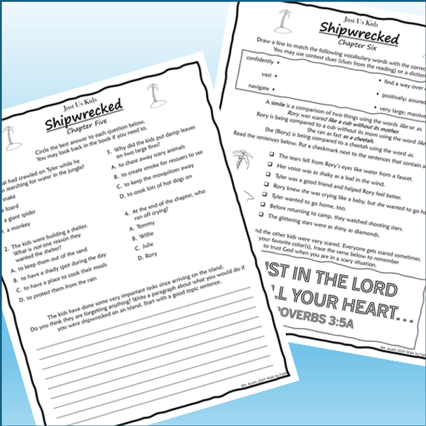 Just Us Kids Novel Study Bundle