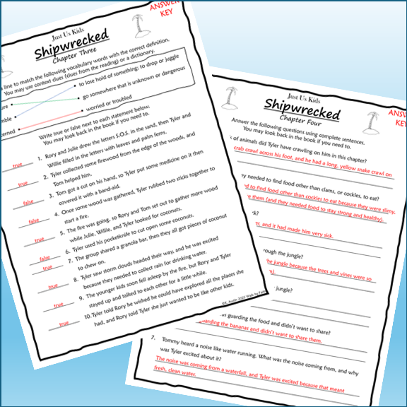 Just Us Kids Novel Study Bundle