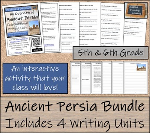 Ancient Persia Mega Bundle of Activities | 5th Grade & 6th Grade