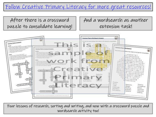 Francisco Pizarro Biography Writing Unit | 5th Grade & 6th Grade
