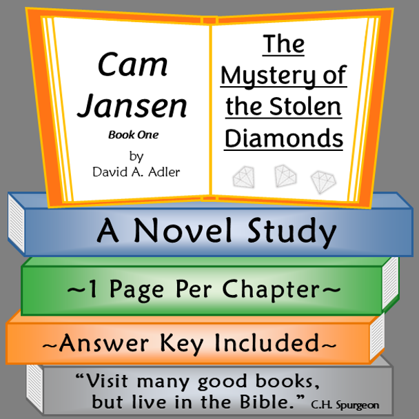 Cam Jansen The Mystery of the Stolen Diamonds Novel Study